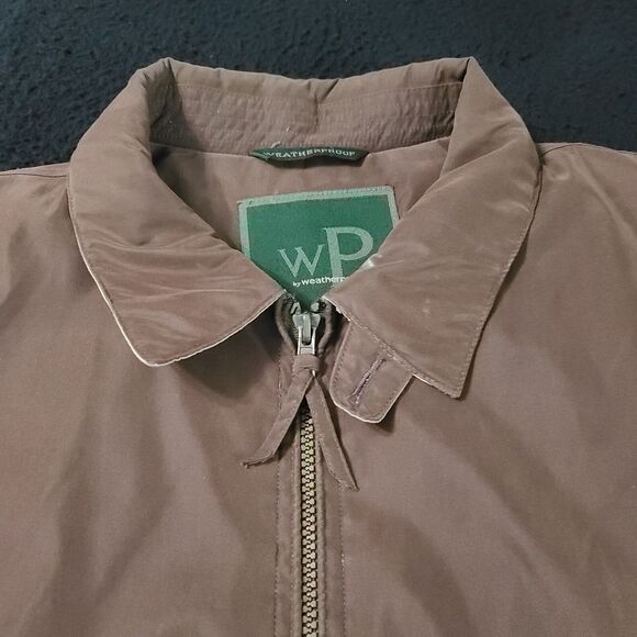 WP By Weatherproof Mens Jacket Brown Size Large Polyester Blend Long Sleeve - Picture 9 of 12